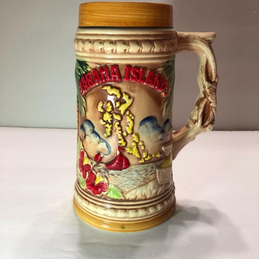 Bahama Islands Ceramic Stein Mug